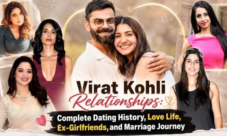 Virat Kohli relationships journey: Explore the complete journey of Virat Kohli and Anushka Sharma—from their first meeting in 2013 to marriage, parenthood, and becoming India’s favorite celebrity couple.