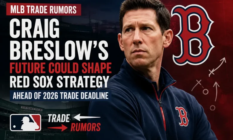 Boston Red Sox chief baseball officer Craig Breslow during the 2026 MLB season as trade deadline speculation grows