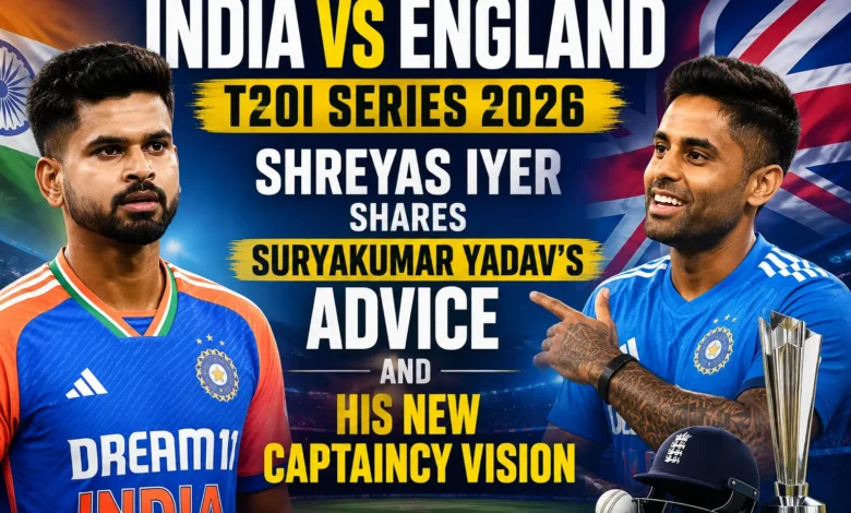 Shreyas Iyer Reveals Suryakumar Yadav's Advice Ahead of India vs England T20I Series
