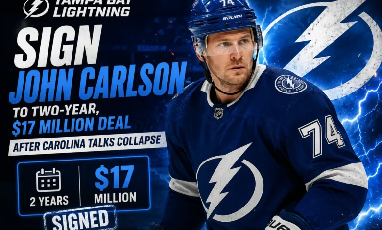 John Carlson Joins Lightning: Inside Tampa Bay's Blue-Line Upgrade for 2026-27