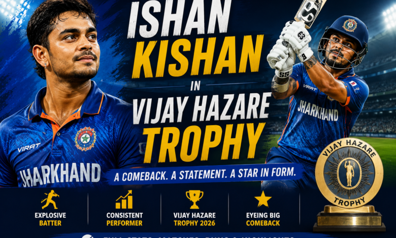 Ishan Kishan Vijay Hazare Trophy